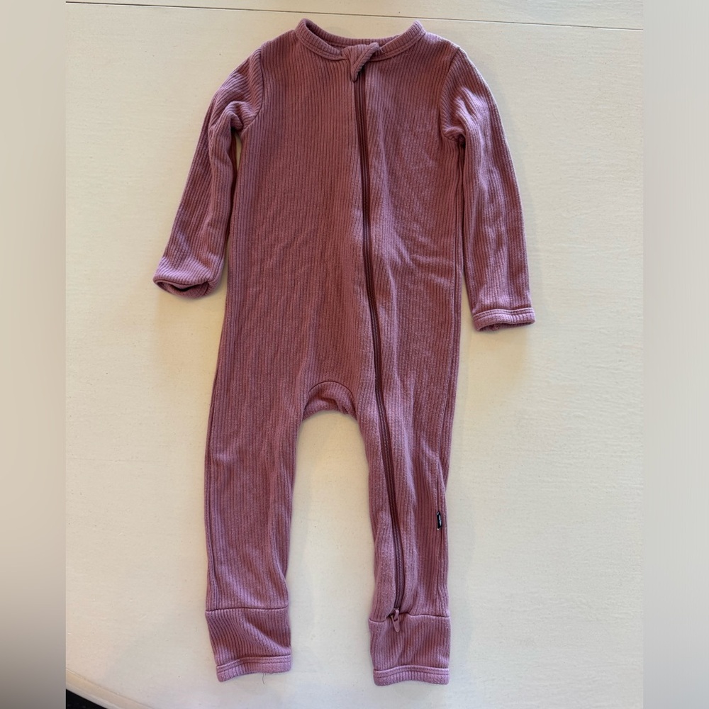 Kyte Baby Ribbed Zipper Romper